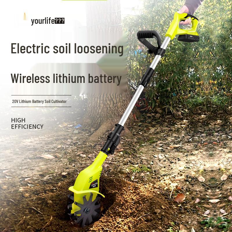 Ручной электрический литиевый микрокультиватор Youlefu - Компактная бытовая роторная мотыга