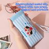 2Pcs Waterproof PU Leather Glasses Bag Cartoon Sunglasses Protective Cover Cosmetic Bag  Travel