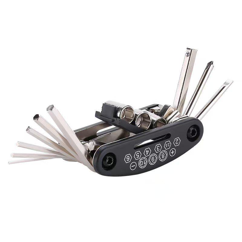 Bicycle Multi-Tool: Bottom Bracket, Freewheel, Derailleur Hanger, Chain Wrench - 3-in-1 Maintenance Tool