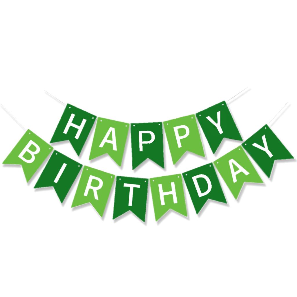 Green Themed Birthday Party Decoration Green Leaf Turtle Leaf Spiral Disc Latte Honeycomb Ball Set