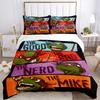 3pcs Ninja Turtles Duvet Cover Set,  Includes 1 Duvet Cover and 1/2 Pillowcases (No Insert) yy251104198