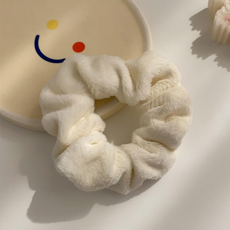 Аксессуары для резинок для волос, большие резинки для волос, однотонные эластичные резинки для волос для женщин, темпераментная прическа с хвостиком