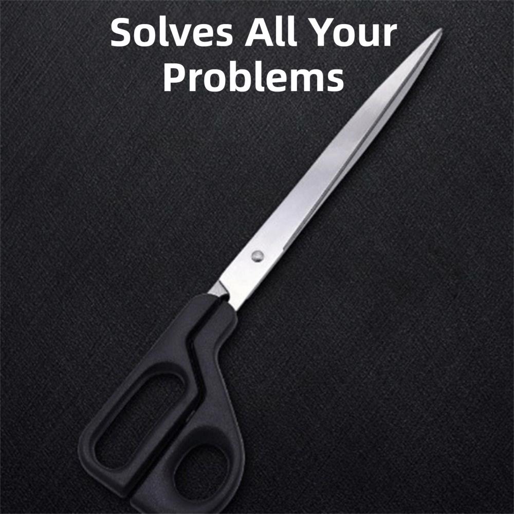 Stainless Steel Extended Shear Tailor Scissors DIY Clothing 13.5 Inch Fabric Scissors ABS Handle Sharp Barbecue Scissors