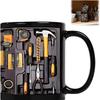 Ящик для инструментов механика Керамическая кофейная кружка Практичный и стильный дизайн для любителей кофе и механиков