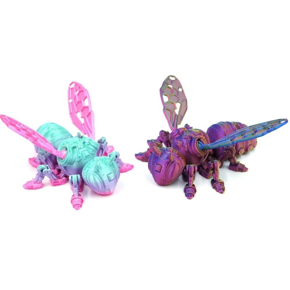 Movable Joint Mechanical Bee Toy Wing Joints Movable Joint Insect Toy Home Decorations