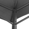 Grill Pavilion with Side Shelves Anthracite 240 x 150 x 243 cm Steel