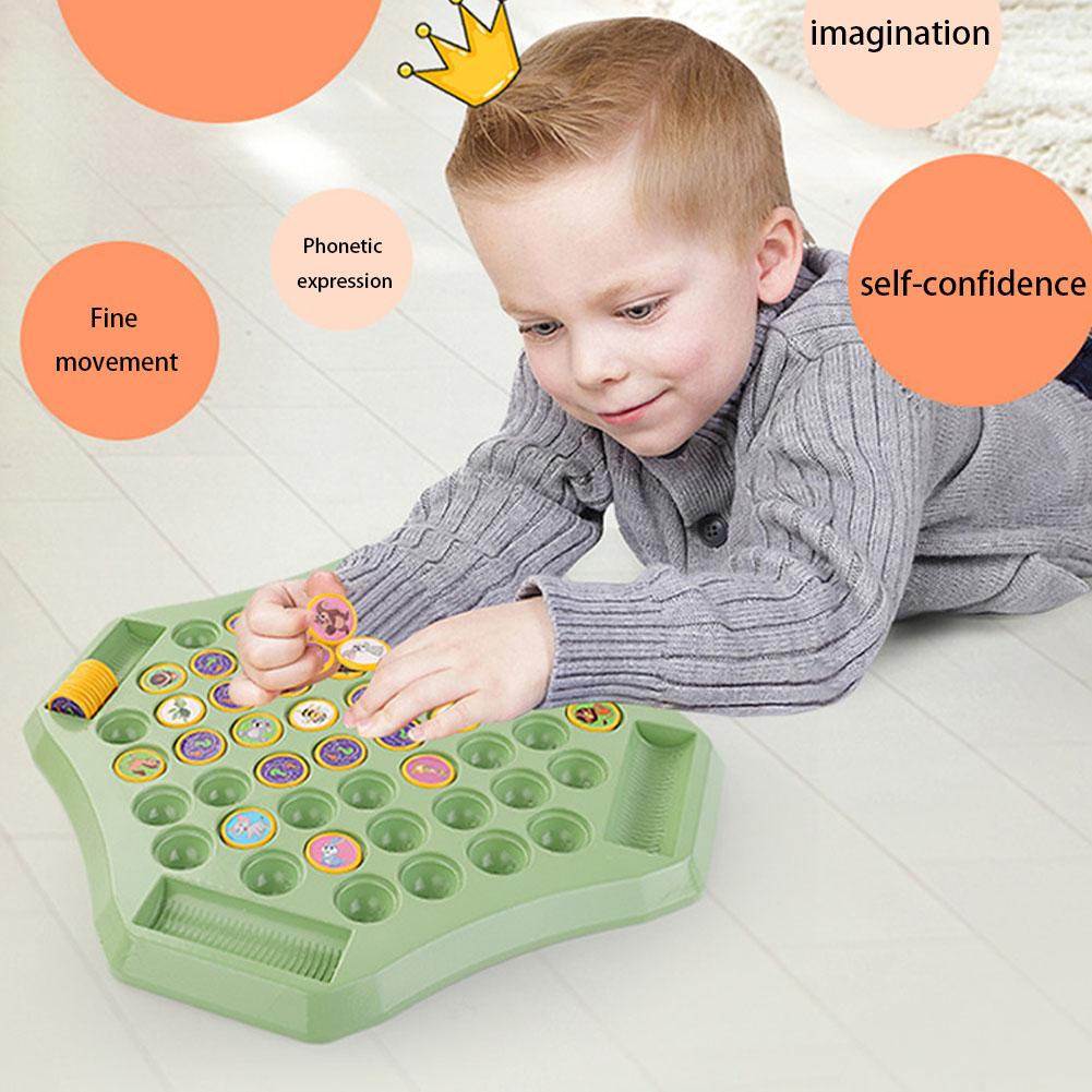 Flip Chess Classic Strategy Board Game Learning Memory Matching Chess Game Flip To Win Memory Game Party Toy for Family