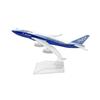 1/400 16см Модель самолета из сплава Прототип B747 Металлическая литая модель самолета со стойкой для сувенира, подарка на авиационную тематику или коллекции