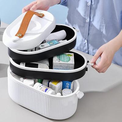 Домашняя аптечка, вращающаяся, портативная, многоцелевая, переносная, для хранения, аптечка первой помощи, органайзер