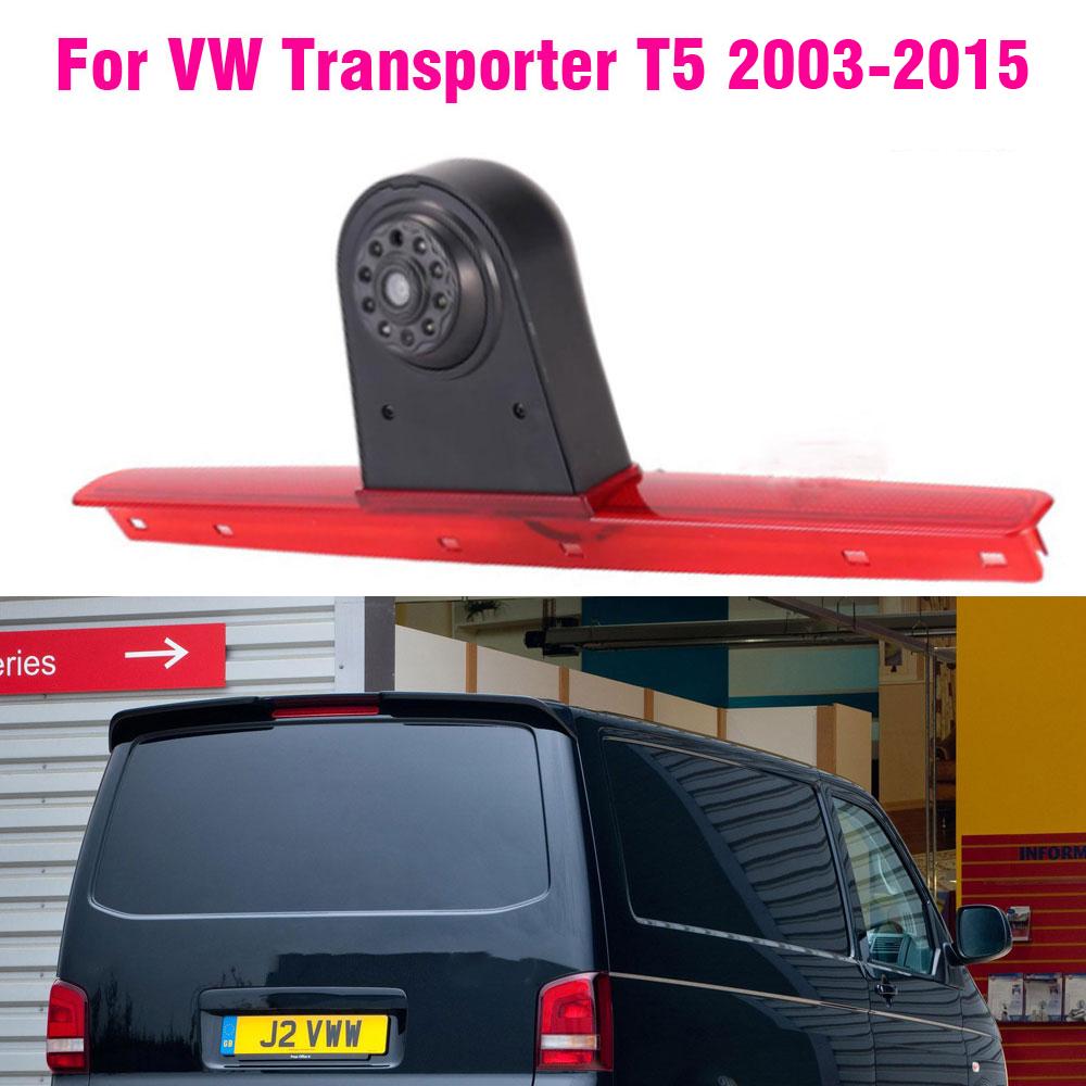 Камера заднего вида в стоп-сигнале CCD для VW Transporter T5 Фургон 2003 - 2015 Светодиодная подсветка Парковочная камера заднего вида