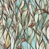 Наклейки на пленку для защиты окон Green LeafyPattern Window Film винил для стеклянных окон витражная пленка Главная