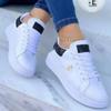 Women's Sneakers 2024 Fashion New Metal Decoration Thick Sole Tenis Feminino Outdoor Casual Lace-up Designer Skateboard Shoes