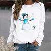 Women's Christmas Pattern Long Sleeve Sweatshirt