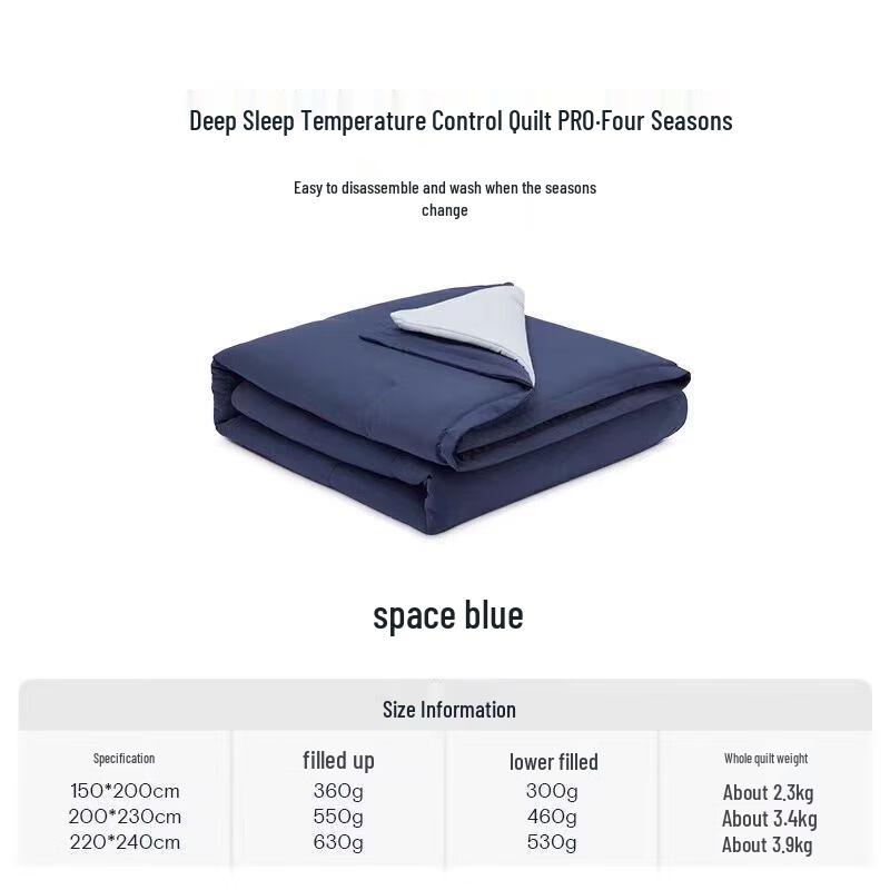 Всесезонное одеяло LISM 2-в-1 с контролем температуры