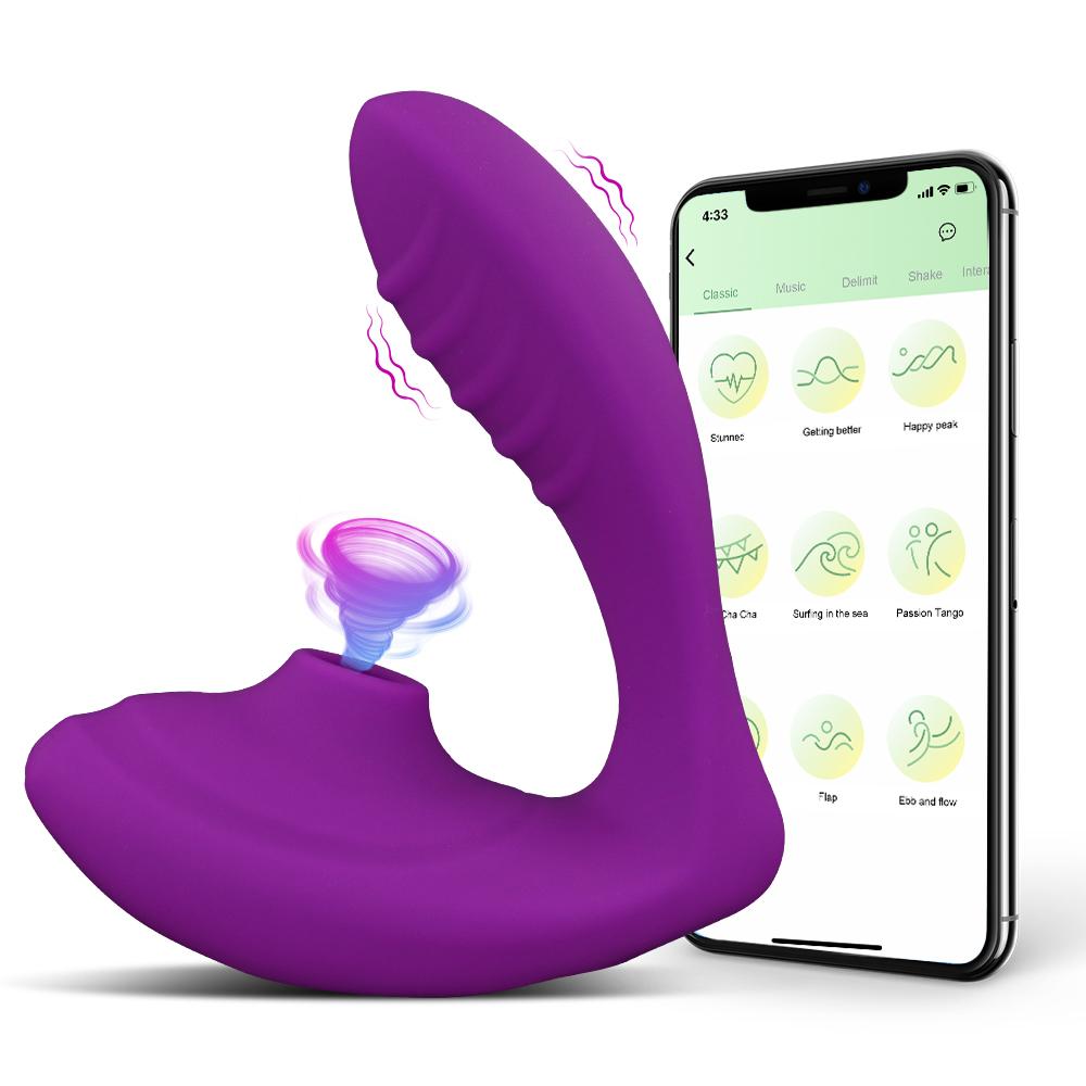 Powerful Clitoris Sucker Vibrator for Women App Controlled Clitoral Stimulator G Spot Dildo Adult Sex Toy