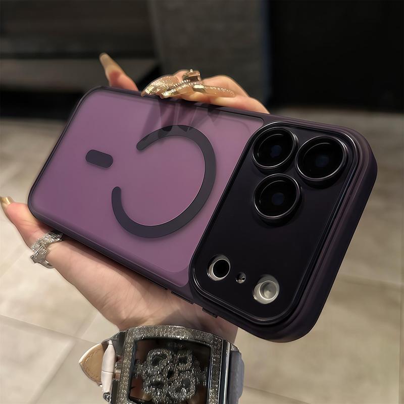 Shockproof Bumper Armor For Magsafe Matte Case for iPhone 17 Air 15 16 14 Plus 13 12 11 Pro Max PC TPU Camera Protection Cover