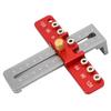Cabinet Hardware Jig Adjustable Drawer Door Handle Template Tool Drill Guide Punch Locator with 2 Clamp