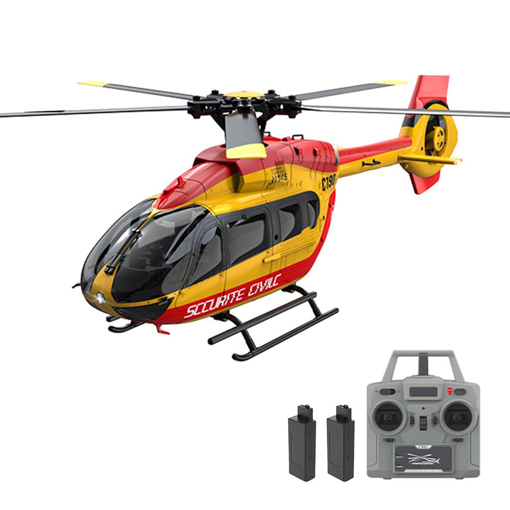 Вертолет с дистанционным управлением, двумя бесколлекторными двигателями 2,4 ГГц, 4 канала, один пропеллер, свободные элероны