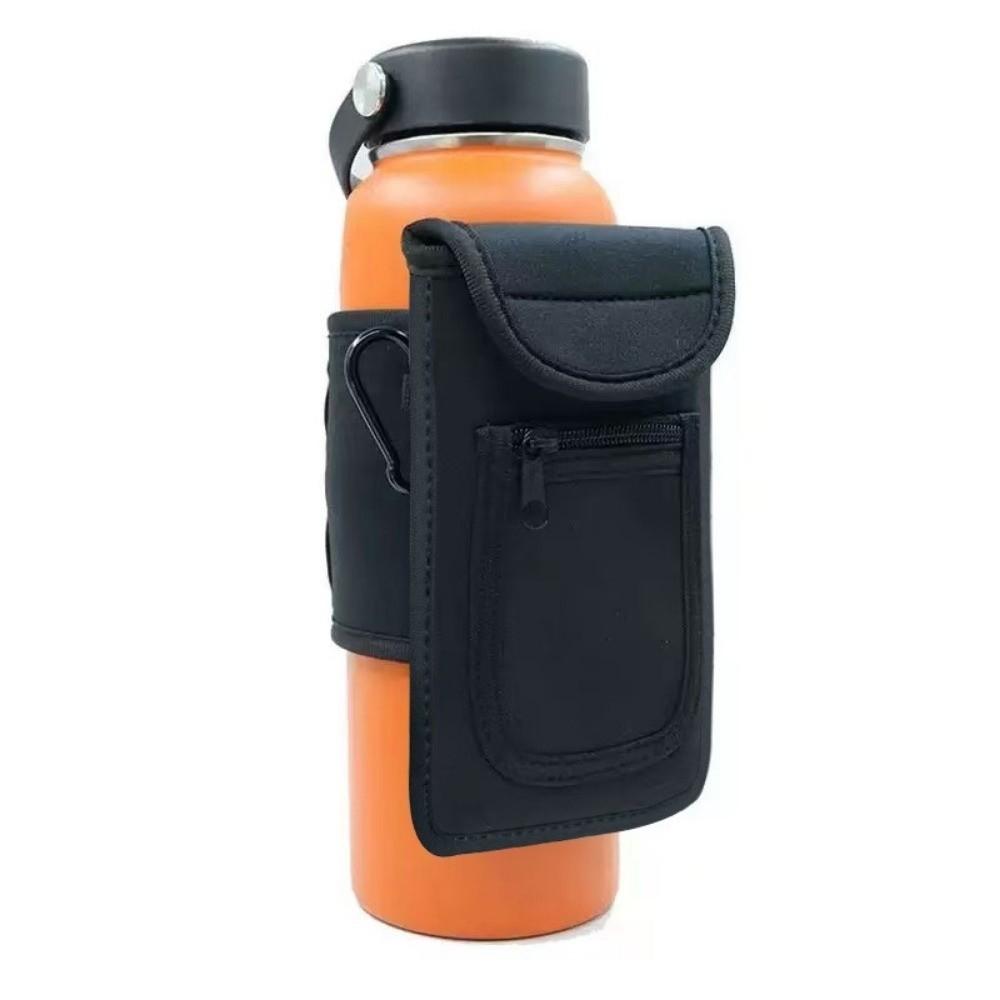 Portable Water Bottle Bag Large Capacity Magnetic Bottle Sleeve Gym Sling Bag  Gym Accessories