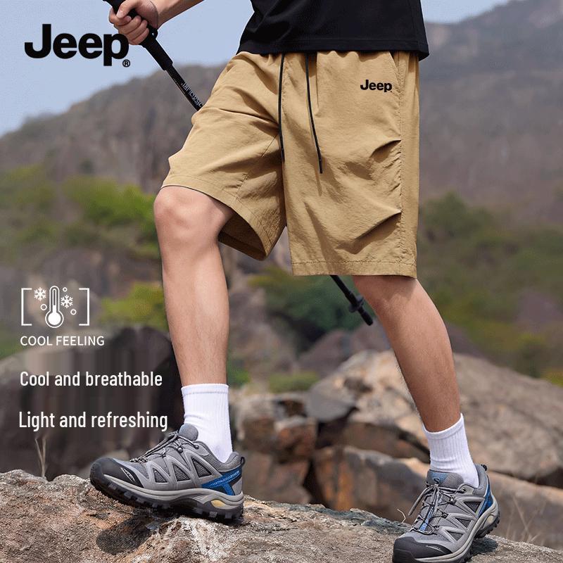 JEEP Men's Quick-Dry Breathable Outdoor Sports Shorts