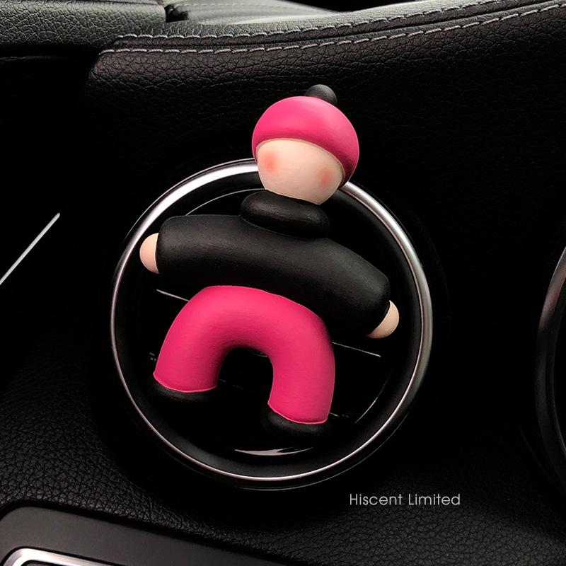 Cow Simple Villain Car Aromatherapy Perfume Car Trend Diffuser Stone Creative Car Decoration Ornament