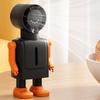 Cute Robot Shape Misting Handheld Fan LED Screen Display Mini Fan Rechargeable Fan  Camping Travel
