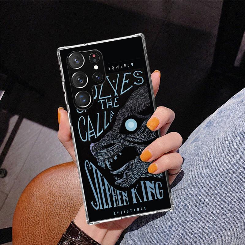 Чехол для телефона Stephen King The Dark Tower для Samsung Galaxy S24 S25 Edge S26 Ultra S23 S22 S21 Plus S20 FE + Персонализированная печать Co