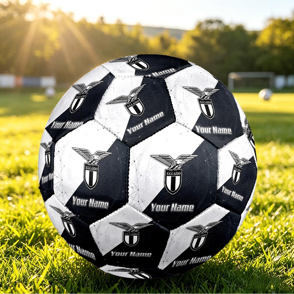 Personalized Size 5 Football Lazio FC Pattern Outdoor Game Sports Ball Gift