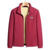 Plus Size Couple's Double-Sided Fleece Jacket: Men's Lamb Fleece Cardigan for Autumn & Winter