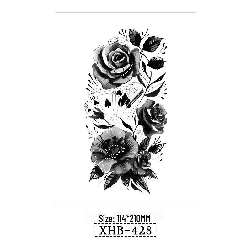 3D реалистичные временные татуировки-наклейки с изображением бабочек, тигров и змей