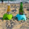 1PC Plastic Beach Cup Holders Multicolor Outdoor Sand Drink Holders Portable Beer Stand Accessories For Beach Parties And Cam