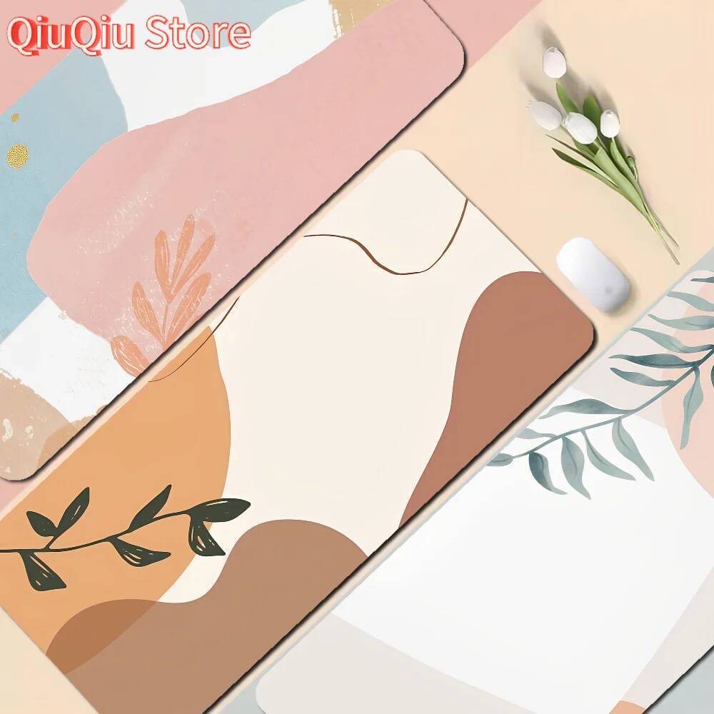 Nordic Style Morandi Color xcm XL Lockedge PC Gaming Mouse Pad Gamer Desk Mat Keyboard Pad Mause Pad Muismat PC Mouse Carpet