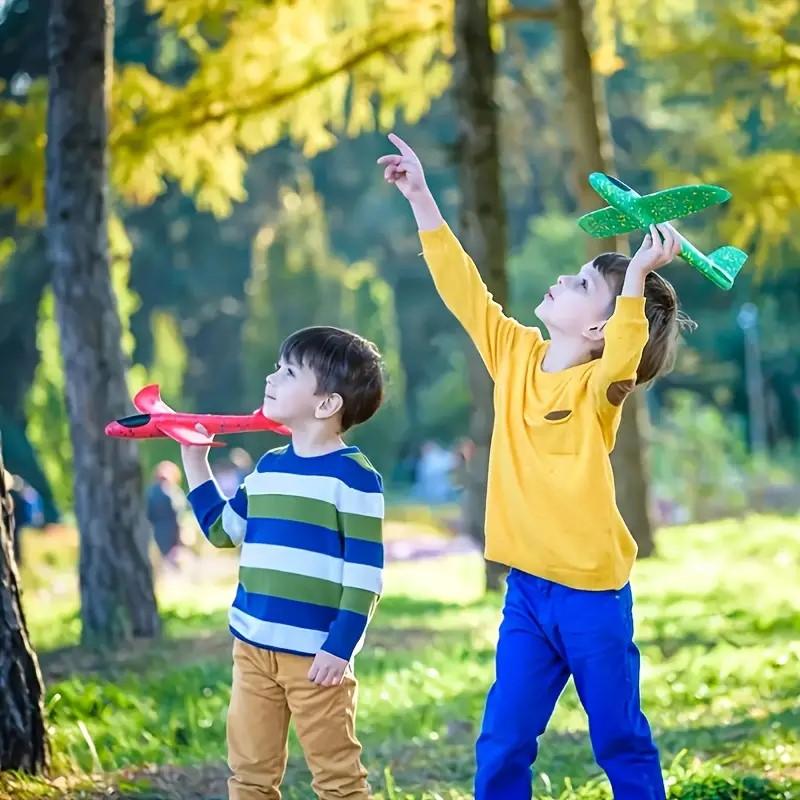 49см Большая игрушка-самолет Игрушка-самолет из пены ЭВА Метательный планер Самолет Самолет DIY Модель Игрушка Метательный самолет-карусель Детские подарки