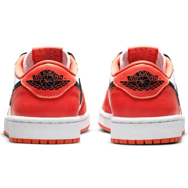 Air Jordan 1 Retro Low OG Starfish Women Sneakers Orange White Black CZ0775-801