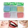 100Pcs Plastic Dental Picks Oral Hygiene 2 Way Interdental Brush Tooth Pick Sp