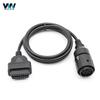 High Quality Obd Cable For ICOM D Cable ICOM-D Motorcycles Motobikes Diagnostic Cable For BMW 10Pin To 16 Pin OBDII 10 Pin Extension