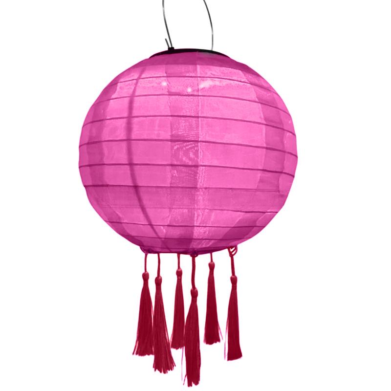 12-дюймовый водонепроницаемый солнечный китайский фонарь тканевый подвесной светильник для уличного фестиваля свадьбы дня рождения вечеринки сада подвесной светильник декор