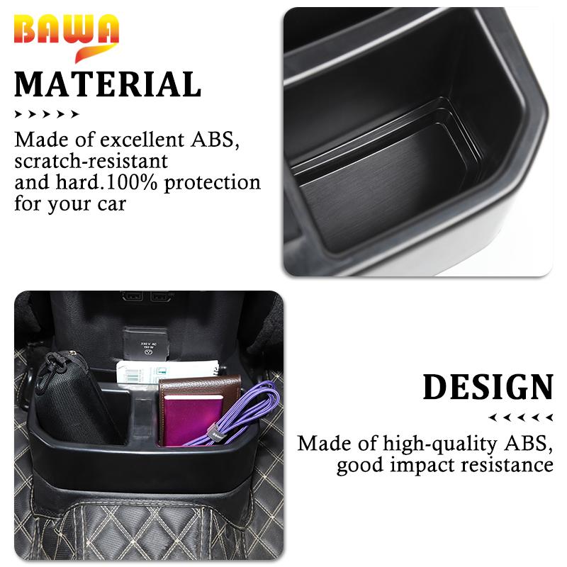 Подстаканник для автомобиля BAWA для Jeep Wrangler JL 2018, внутренняя часть, держатели для напитков на заднее сиденье, автомобильные аксессуары для