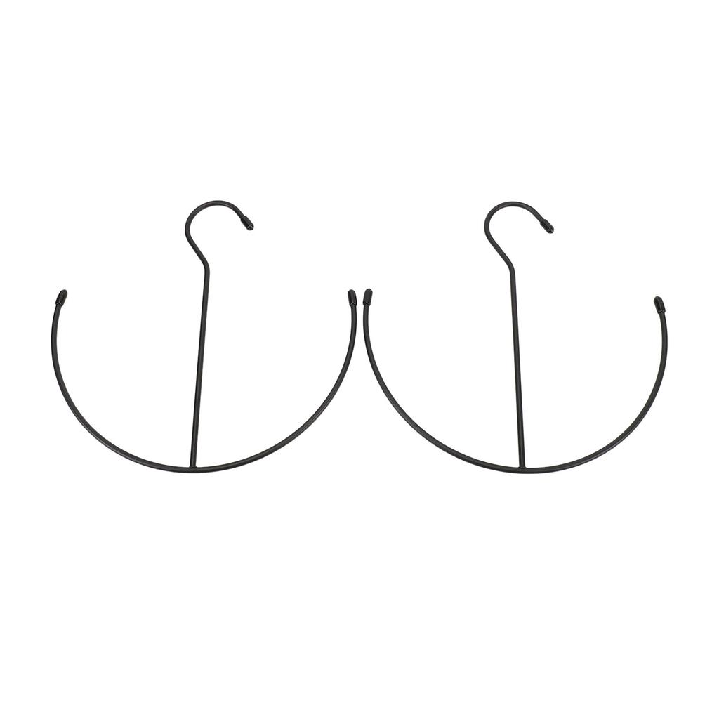 2 шт. вешалки для шляп для шкафа, плоская якорная форма, держатель для шляп, органайзер, черный цвет