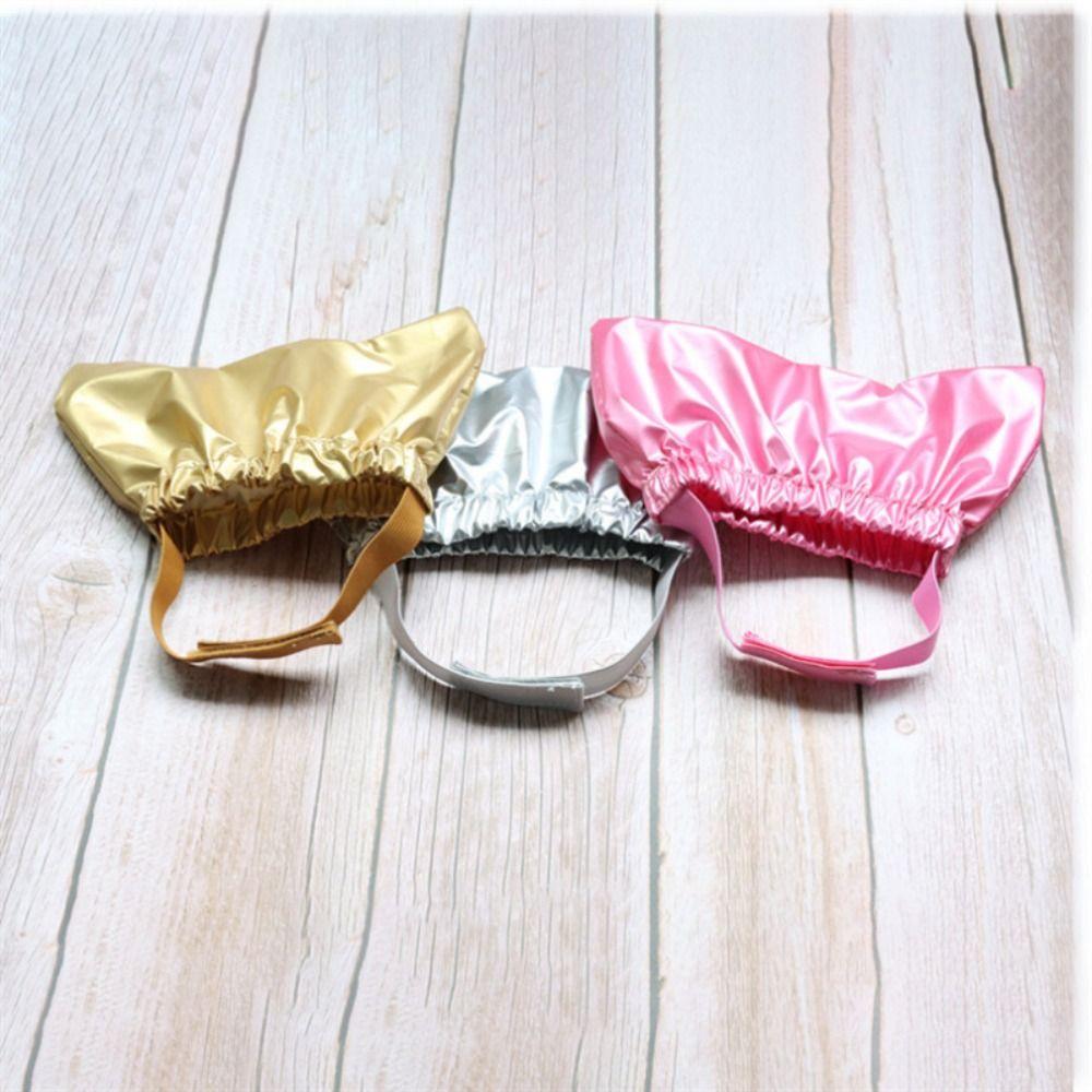 Водонепроницаемая шапочка для душа для кошек из полиэстера, универсальная шапочка для купания кошек