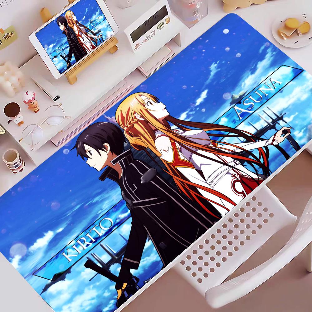 AAA S Sword Art Online Коврик для мыши Игровой коврик для мыши E-sports увеличенный персонализированный коврик для стола коврик для клавиатуры и мыши