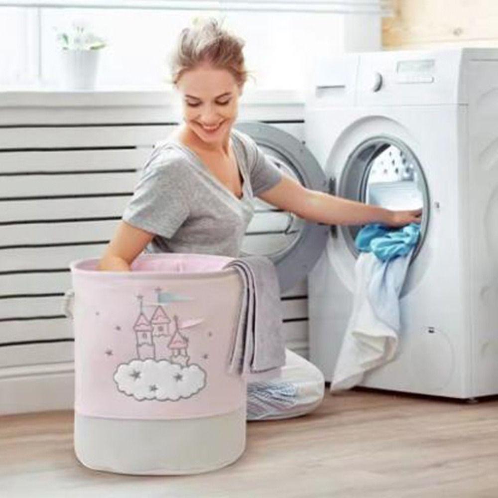 Large Capacity Dirty Clothes Storage Basket Cute Laundry Hamper  Living Room