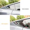 for Tesla Model Y Juniper 2025 Model 3 Highland 2024 Rear Side Window Shutter Cover Trim Stylish Look Triangle Louver Modified