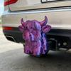 Trailer Hitch Cover Highland Cow Design Scratch Resistant Plastic Ball Cap Small Trailer Hitch Cover Funny Truck Accessory