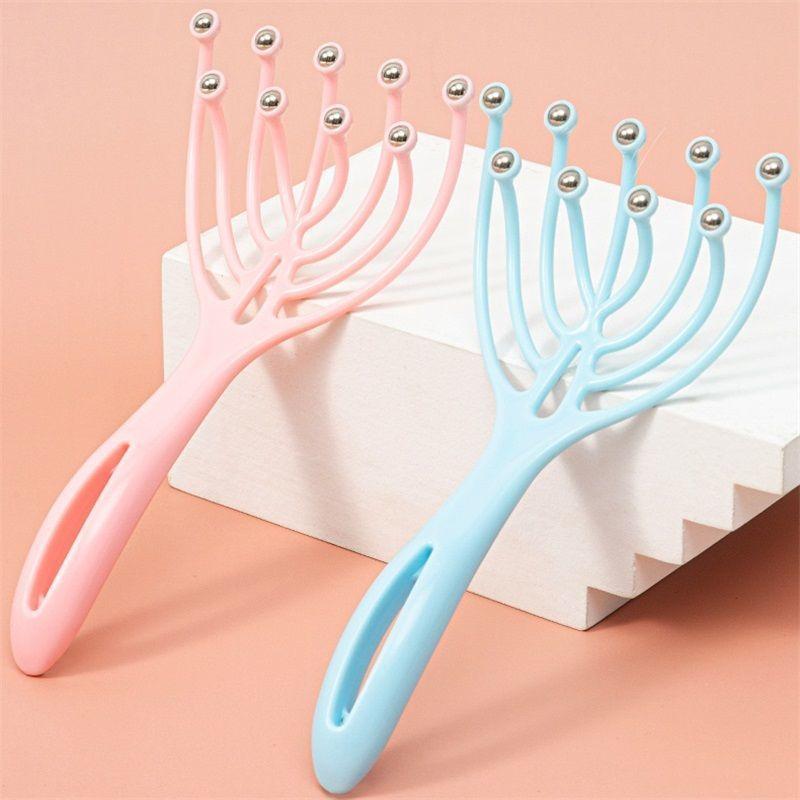 Nine-claw Head Massager, Ball Head Massage Claw, Meridian Massage, Scalp Scratching Comb