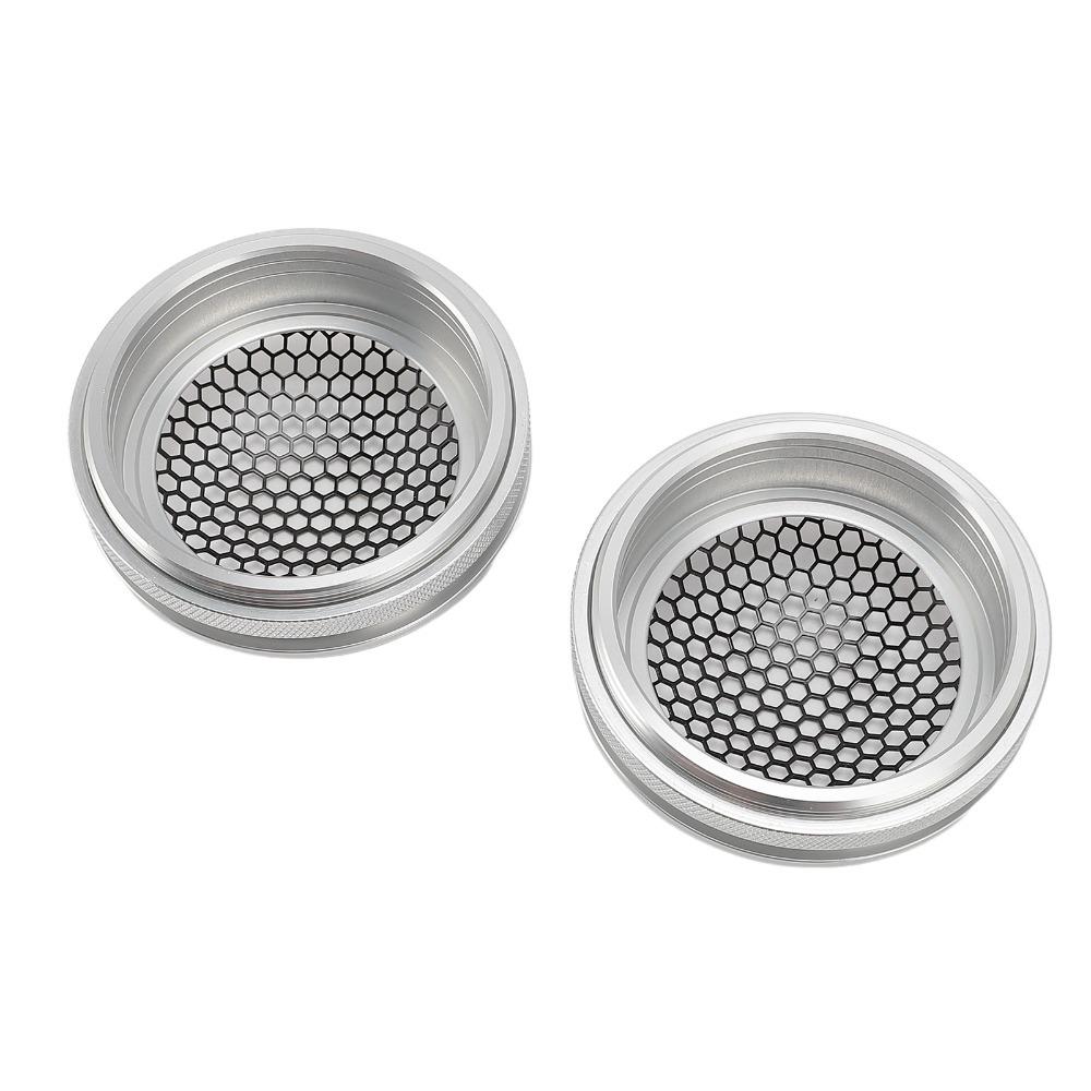 2Pcs OD 64mm Speaker Grill Round Subwoofer Guard Durable Speaker Guard Car Audio