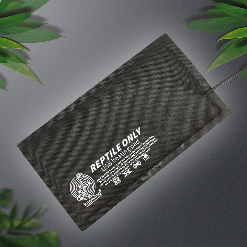 Подушка с подогревом USB из углеродного волокна для питомцев - Моющаяся и гибкая для рептилий, кошек и собак.