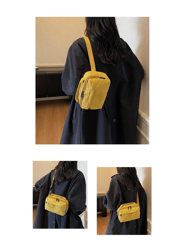 Женская легкая нейлоновая сумка кроссбоди - Компактная повседневная сумочка для поездок на работу и выхода в свет