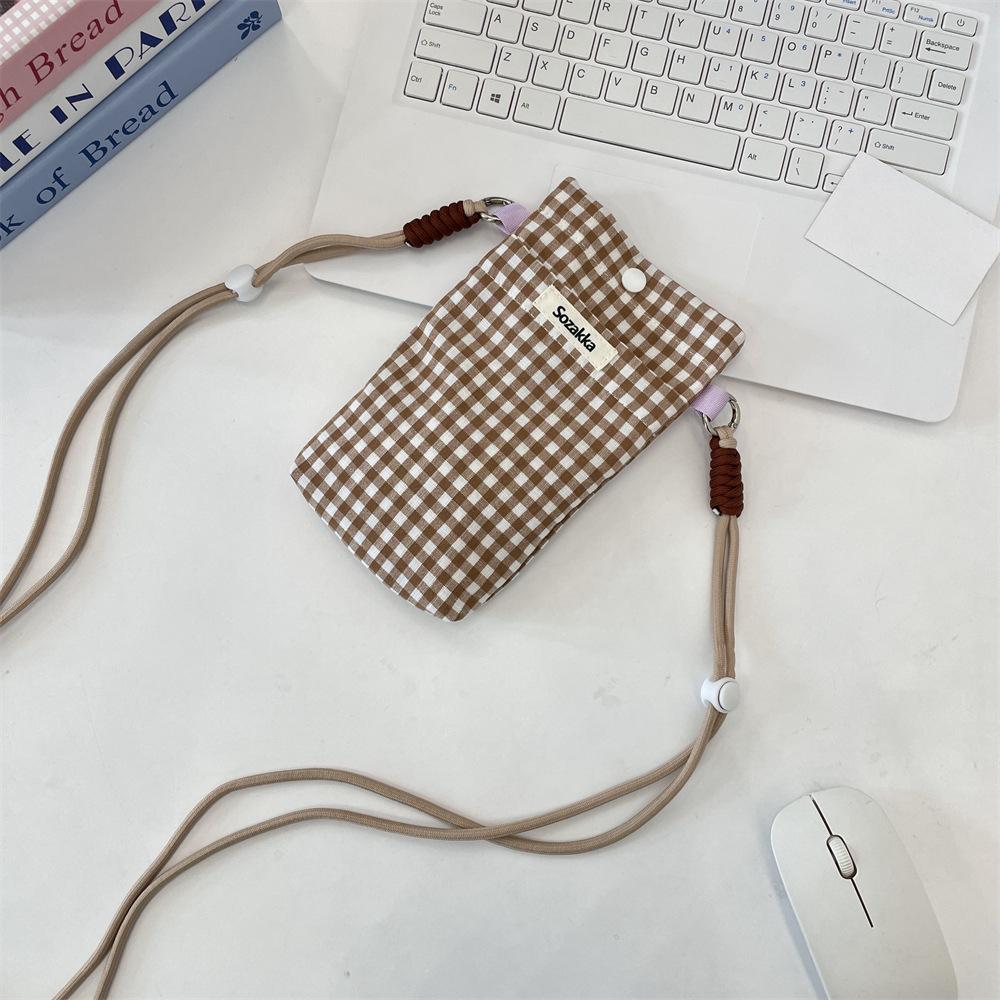 Новая сетчатая сумка для телефона Разные сумки для хранения Сумка для ключей и карточек Кошелек для монет Сумка через плечо для девочек Сумки через плечо Чехол для телефона