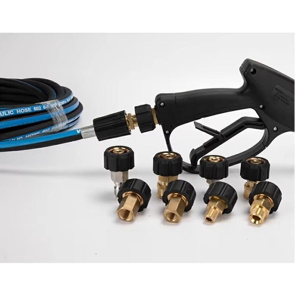 1Pcs Couplers Swivel Pressure Washer Adapter Wash Torch Hose Connector  Home Garden Accessory